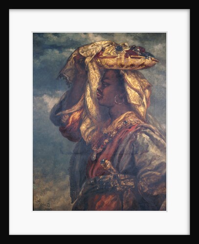 Black Girl with Fruit by Sir John Gilbert