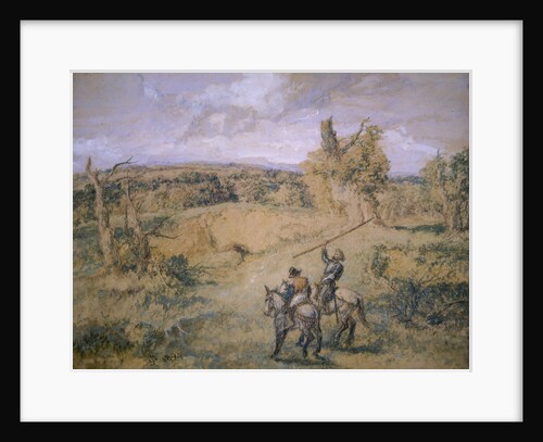 Don Quixote and Sancho Panza by Sir John Gilbert