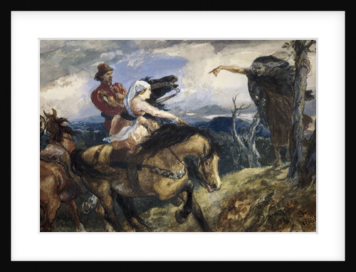 The Witch - a study by Sir John Gilbert