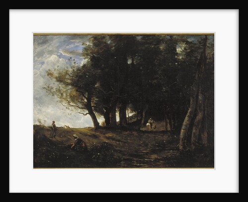 The Wood Gatherers by Jean-Baptiste-Camille Corot
