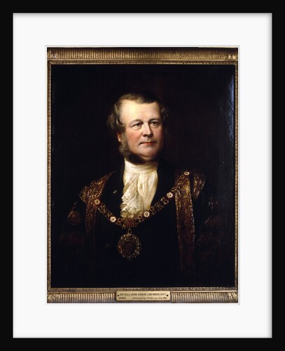 Sir Sills John Gibbons, Lord Mayor 1871 by John Edgar Williams