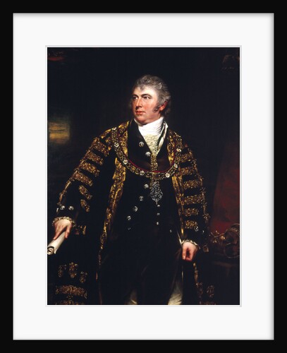 Harvey Christian Combe, Lord Mayor 1799 by Benjamin Burnell