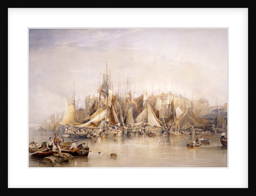 Billingsgate, First Day of Oysters, Early Morning by Edward Duncan