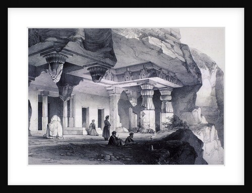 Ajunta (sic), Vihara Cave Number Seven by Thomas Colman Dibdin
