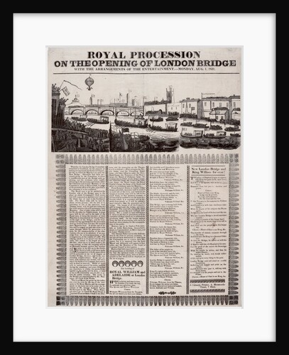 Opening of London Bridge by James Catnach