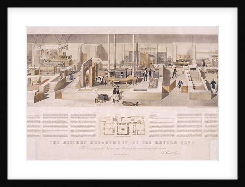 Reform Club's kitchens, Westminster, London by John Tarring