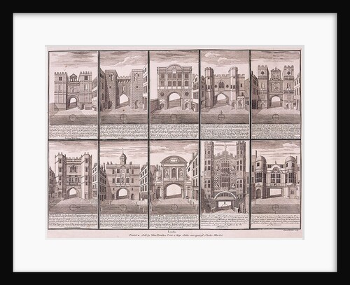 London's ten City Gates by Sutton Nicholls