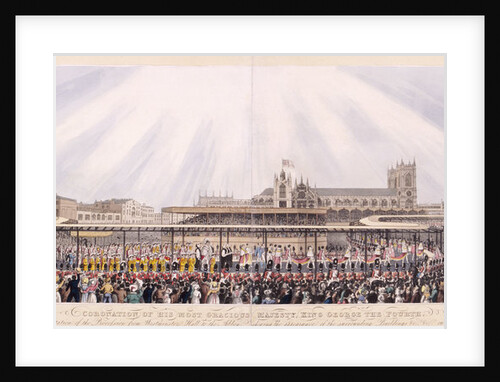 King George IV's Coronation Procession, London by Anonymous