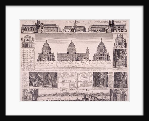 St Paul's Cathedral, London by David Loggan