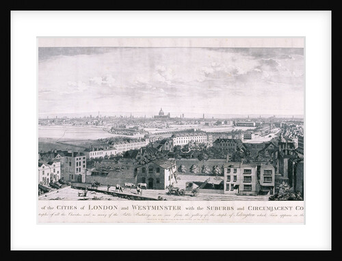 View of London from Islington by Johannes Swertner