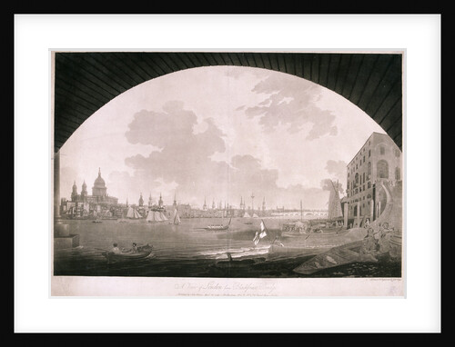 City of London from Blackfriars Bridge by John William Edy