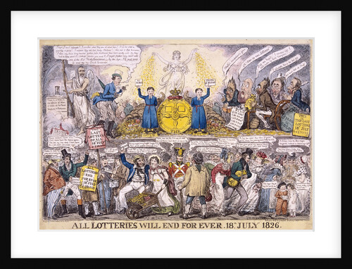 Lotteries by Isaac Robert Cruikshank