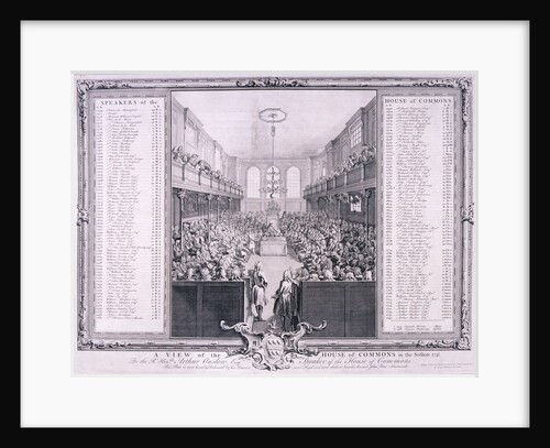 House of Commons, Palace of Westminster, London by Anonymous