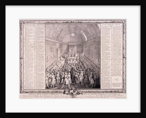 House of Lords, Palace of Westminster, London by John Pine