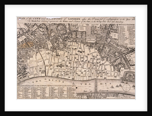 Map of London by Anonymous