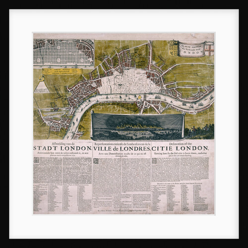 Map of London by Anonymous