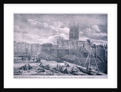 Southwark Cathedral, London by George Scharf