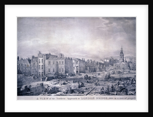 King William Street, London by George Scharf