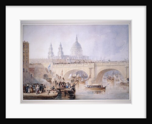 Blackfriars Bridge, London. by Anonymous