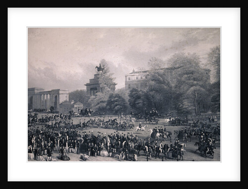 Rotten Row, Hyde Park, London by WH Simmons