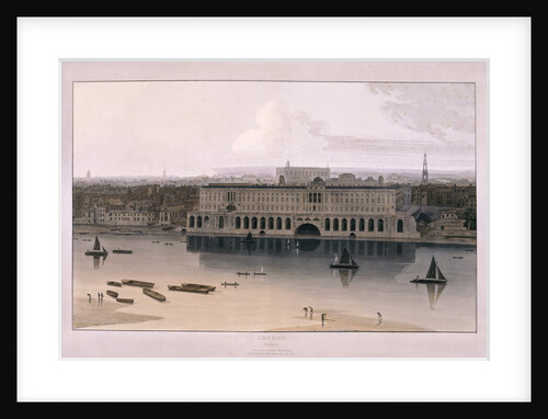 Somerset House, London by William Daniell