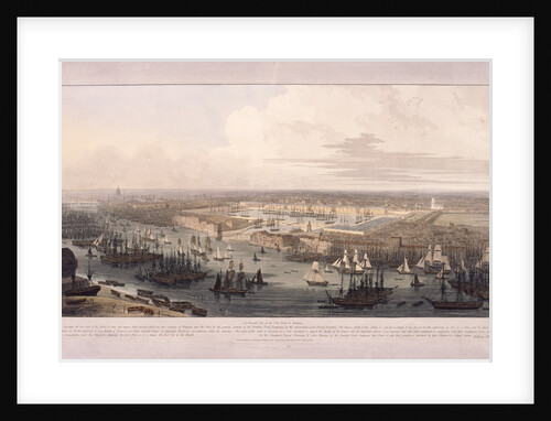 London Docks by William Daniell
