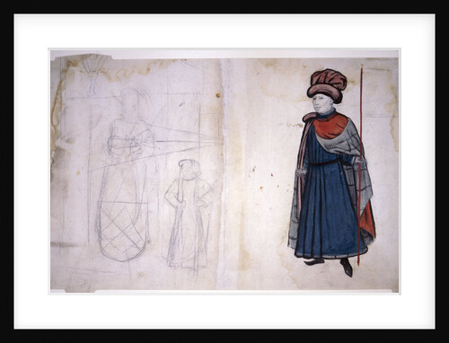Medieval figure by Anonymous