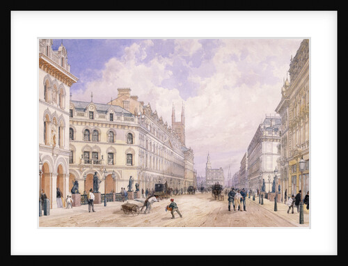Holborn Viaduct, London by Thomas Shotter Boys