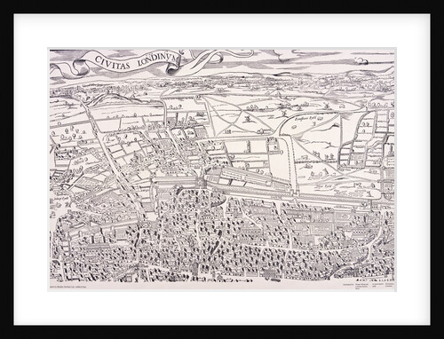 Agas' Map of London by Anonymous
