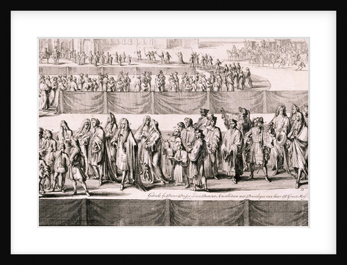 Queen Mary II's funeral, Westminster Abbey, London by Romeyn de Hooghe