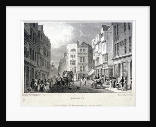 Aldgate, London by W Wallis