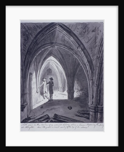 St Michael's Crypt, Aldgate, London by John Carter