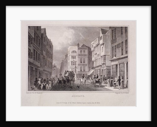 Aldgate High Street, London by W Wallis