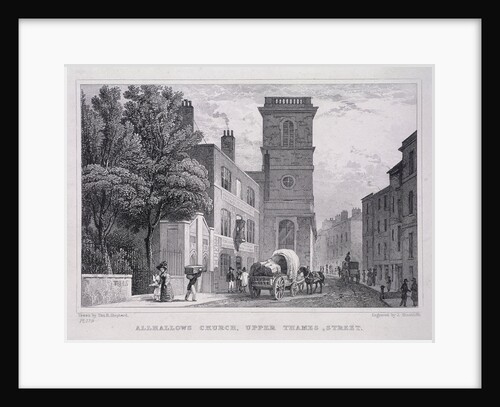 All Hallows the Great, London by J Hinchcliff