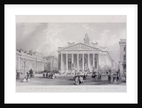 Bank of England, Threadneedle Street, London by Thomas Abiel Prior