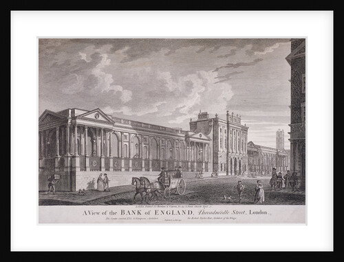 Bank of England, Threadneedle Street, London by Anonymous