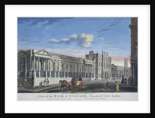 Bank of England, Threadneedle Street, London by Anonymous
