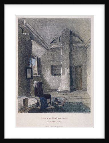 Coach and Horses Inn, Bartholomew Close, London by John Wykeham Archer