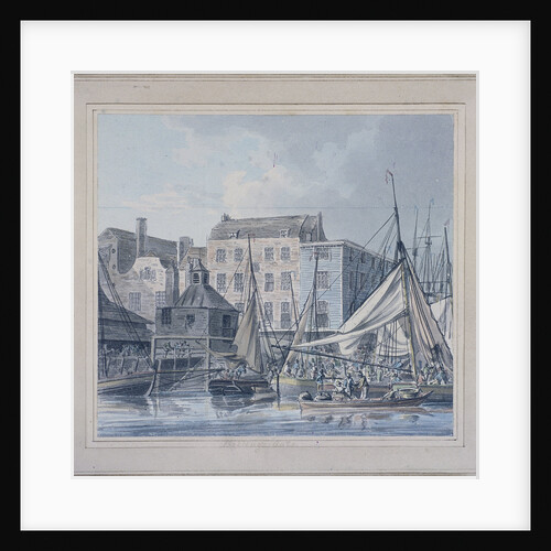 Billingsgate Wharf, London by Robert Clevely