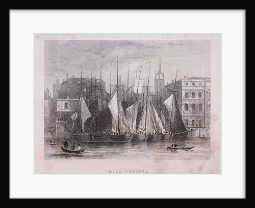 Billingsgate Wharf, London by Anonymous