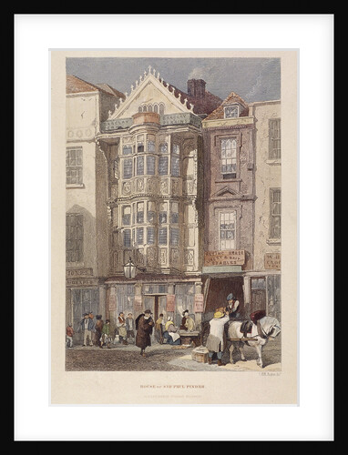 Paul Pindar Tavern, Bishopsgate, London by John Wykeham Archer