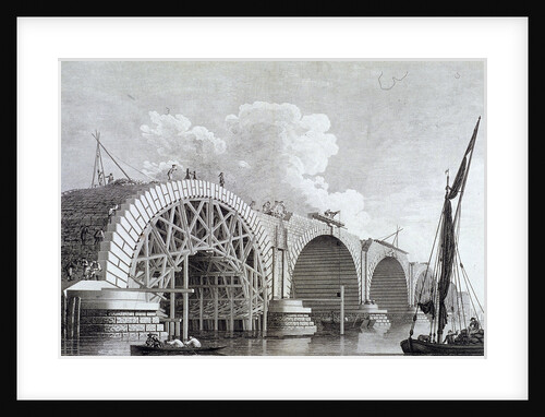 Blackfriars Bridge, London by Edward Rooker