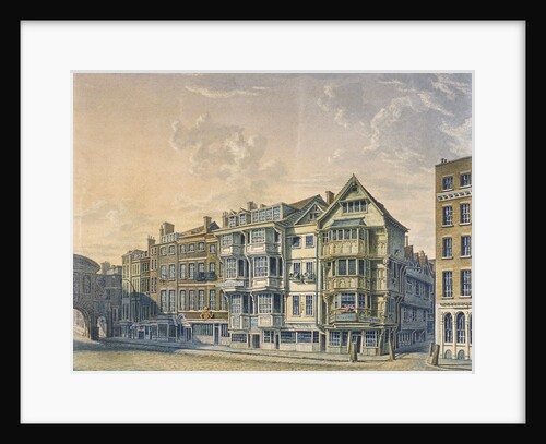 Fleet Street, London, 1798 by William Capon