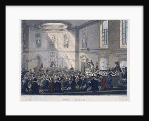 East India House, London by Augustus Charles Pugin