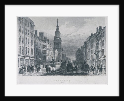 Cheapside, London by Anonymous