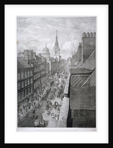 Cheapside, London by Thomas Mann Baynes
