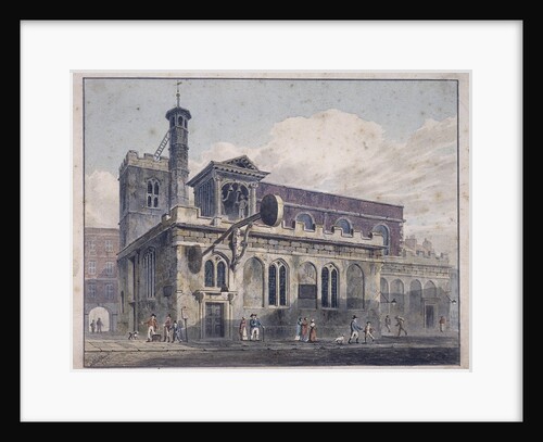 St Dunstan in the West, London by George Shepherd