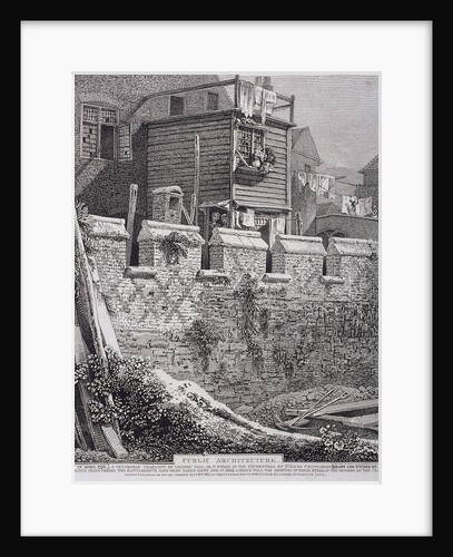 St Giles without Cripplegate, London by John Thomas Smith