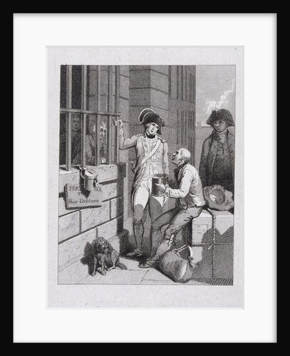 A whistling shop : Tom & Jerry visiting Logic, on board the Fleet, Fleet Prison, London by George Cruikshank