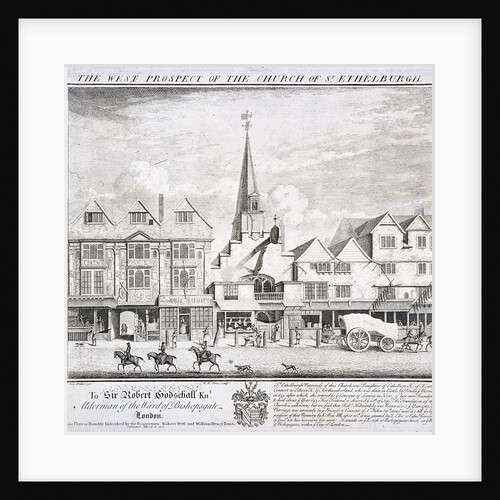 St Ethelburga-the-Virgin within Bishopsgate, London by William Henry Toms